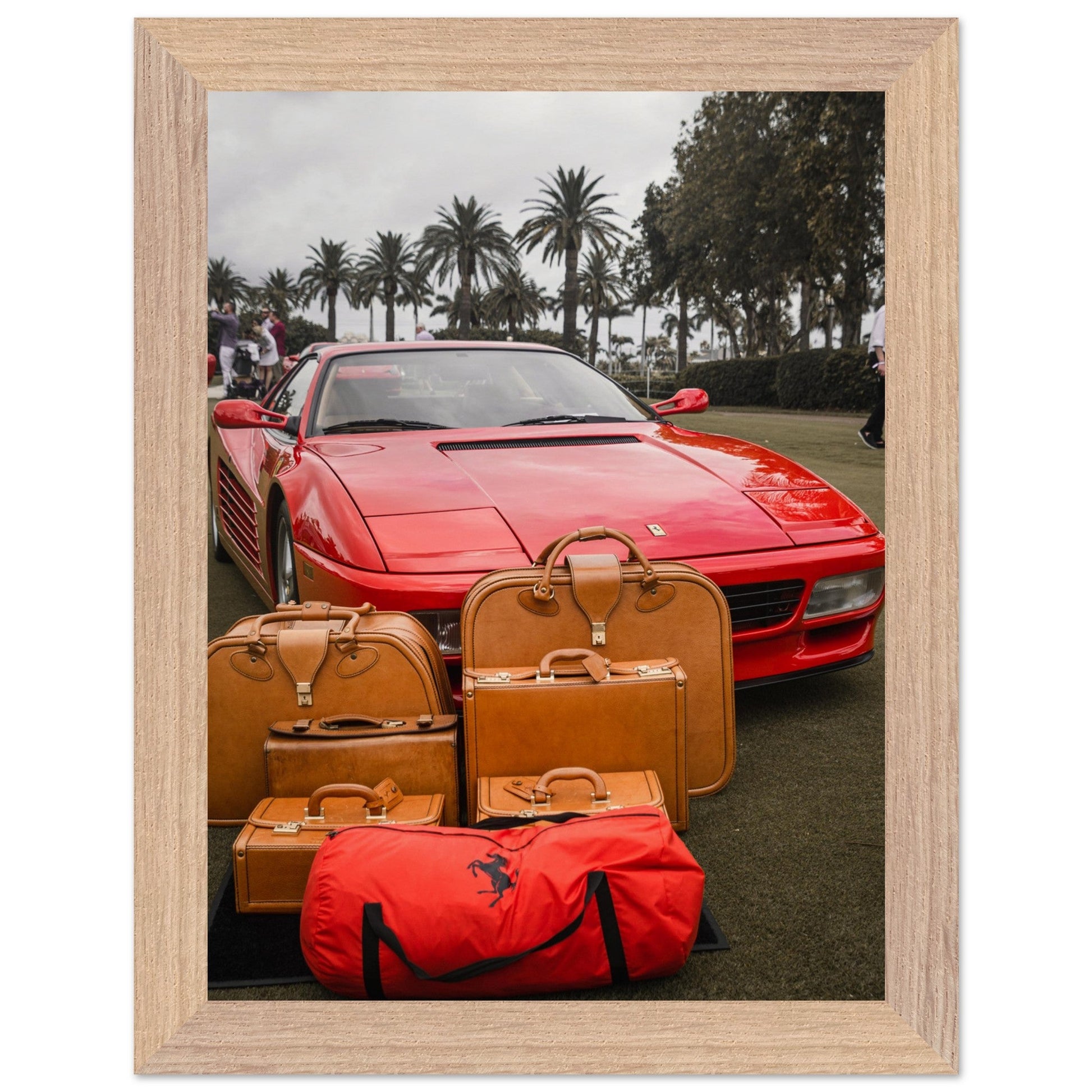 Ferrari Fieldtrip - Premium Wooden Frameproduct_type#My Store025c0ce7 - c29e - 4213 - 9f57 - 6a9644abdb89ChristianSosa.art